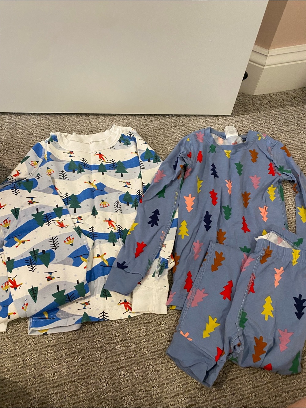 Hanna Anderson Kids Long-Sleeve Pajama Sets - size 6-7